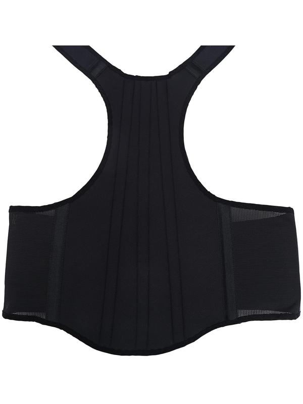 Корректор осанки НТ-КР-031, усиленный, 4 ребра, размер XL, цвет чёрный