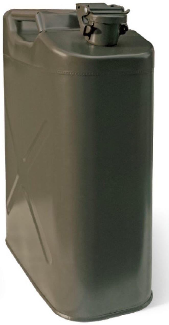 Канистра стальная AUTOPROFI KAN-200, вертикальная, антикоррозийное покрытие, горловина с зажимом, 20 литров