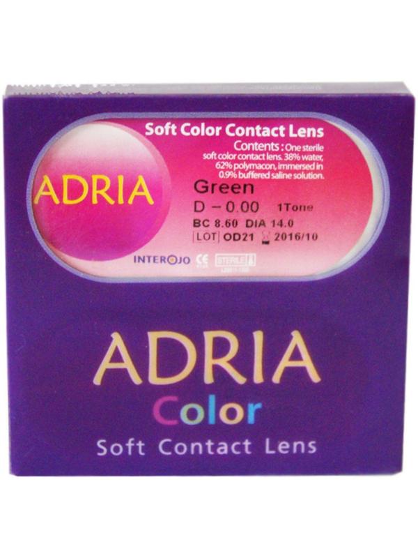 Цветные контактные линзы Adria 2Tone - Turquoise, -3.5/8,6, в наборе 2шт