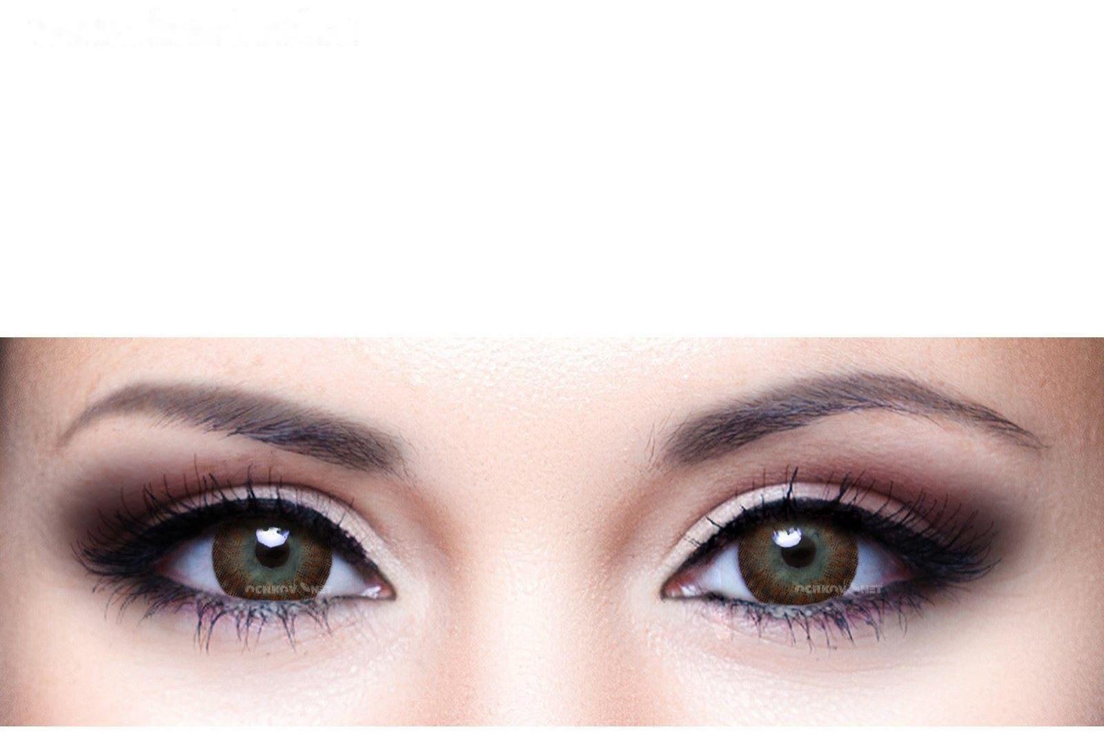 Цветные контактные линзы Adria 3Tone - Brown, 0.00/8,6, в наборе 2шт