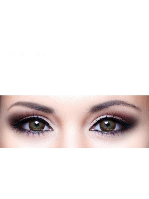 Цветные контактные линзы Adria 3Tone - Brown, 0.00/8,6, в наборе 2шт