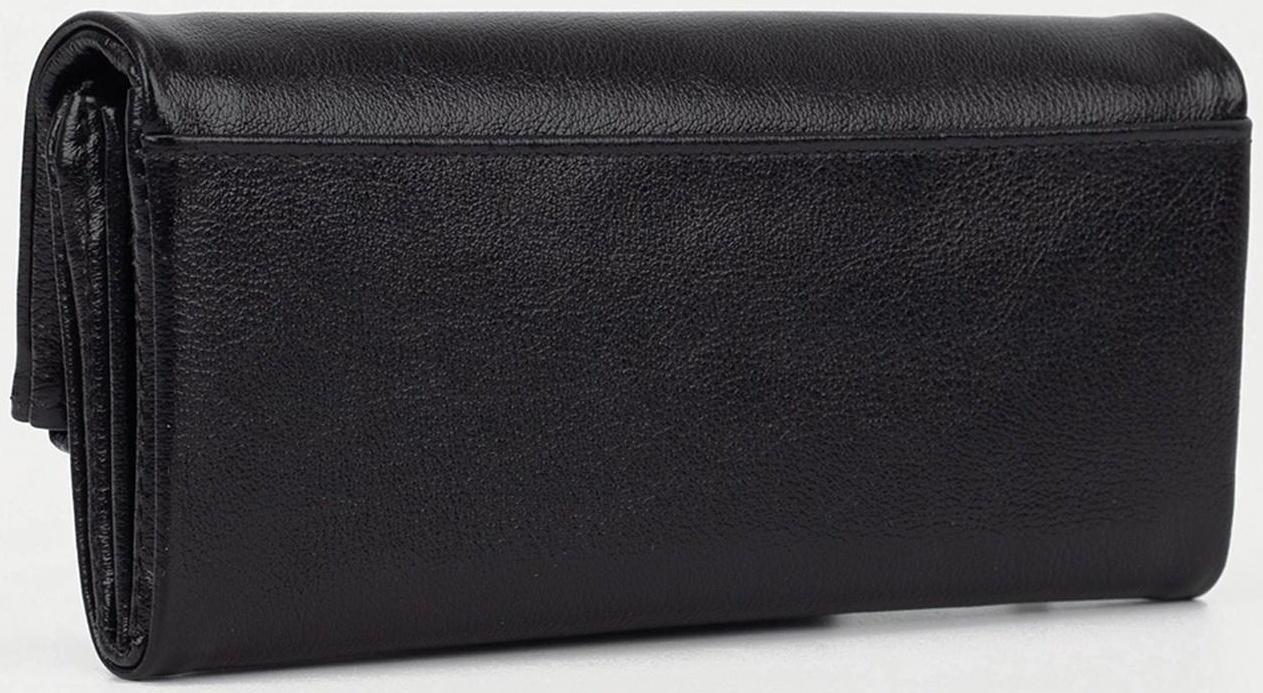 Кошелёк на молнии, цвет чёрный