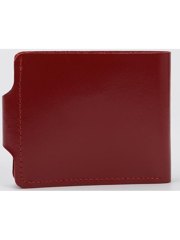 Кошелёк на кнопке, цвет красный