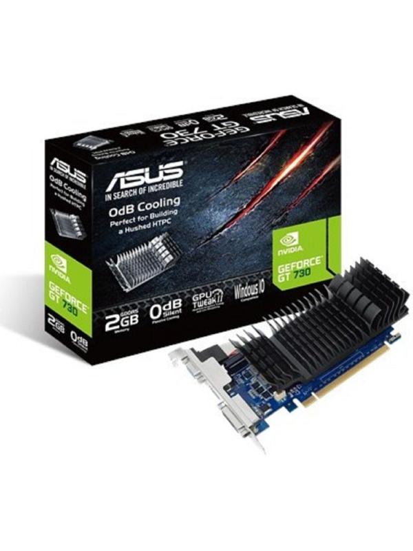 Видеокарта Asus GeForce GT 730 (GT730-SL-2GD5-BRK) 2G, 64bit, GDDR5, 902/5010, Ret