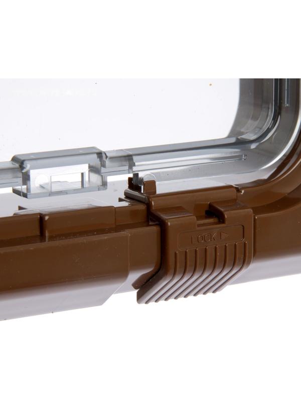 Дверца для кошек «БАРСИК», проём 145*145 мм, толщина двери 36-42 мм, итальянский орех