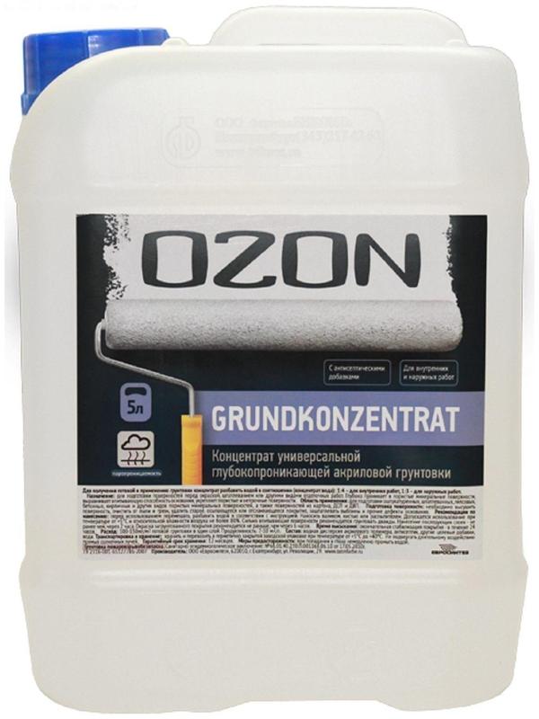 Грунт-концентрат OZON GrundKonzentrat ВД-АК 016М акриловая 10 л