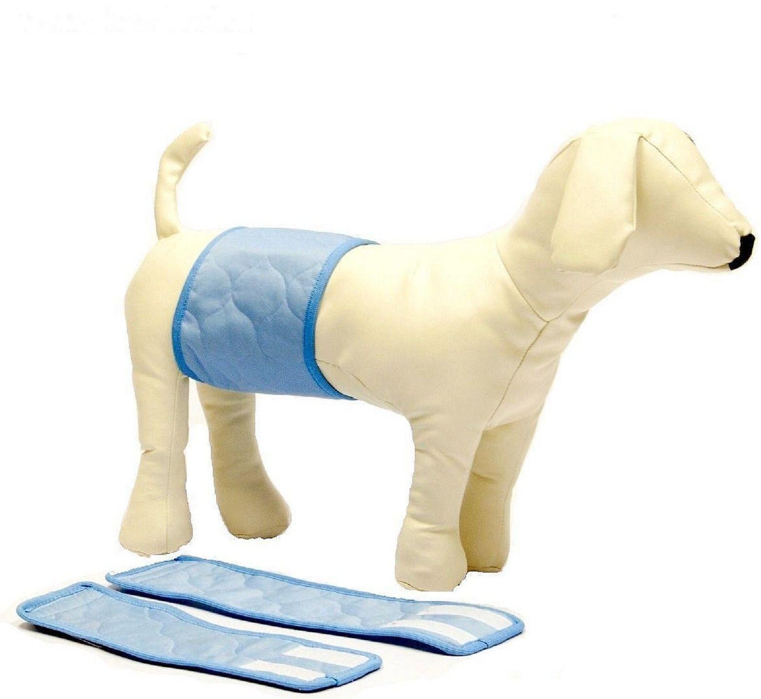 Пояс для кобелей многоразовый впитывающий OSSO, размер L (39-44*12см)