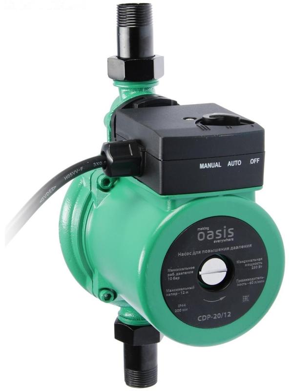 Насос повышения давления Оasis CP-20/12, 250 Вт, напор 12 м, 60 л/мин