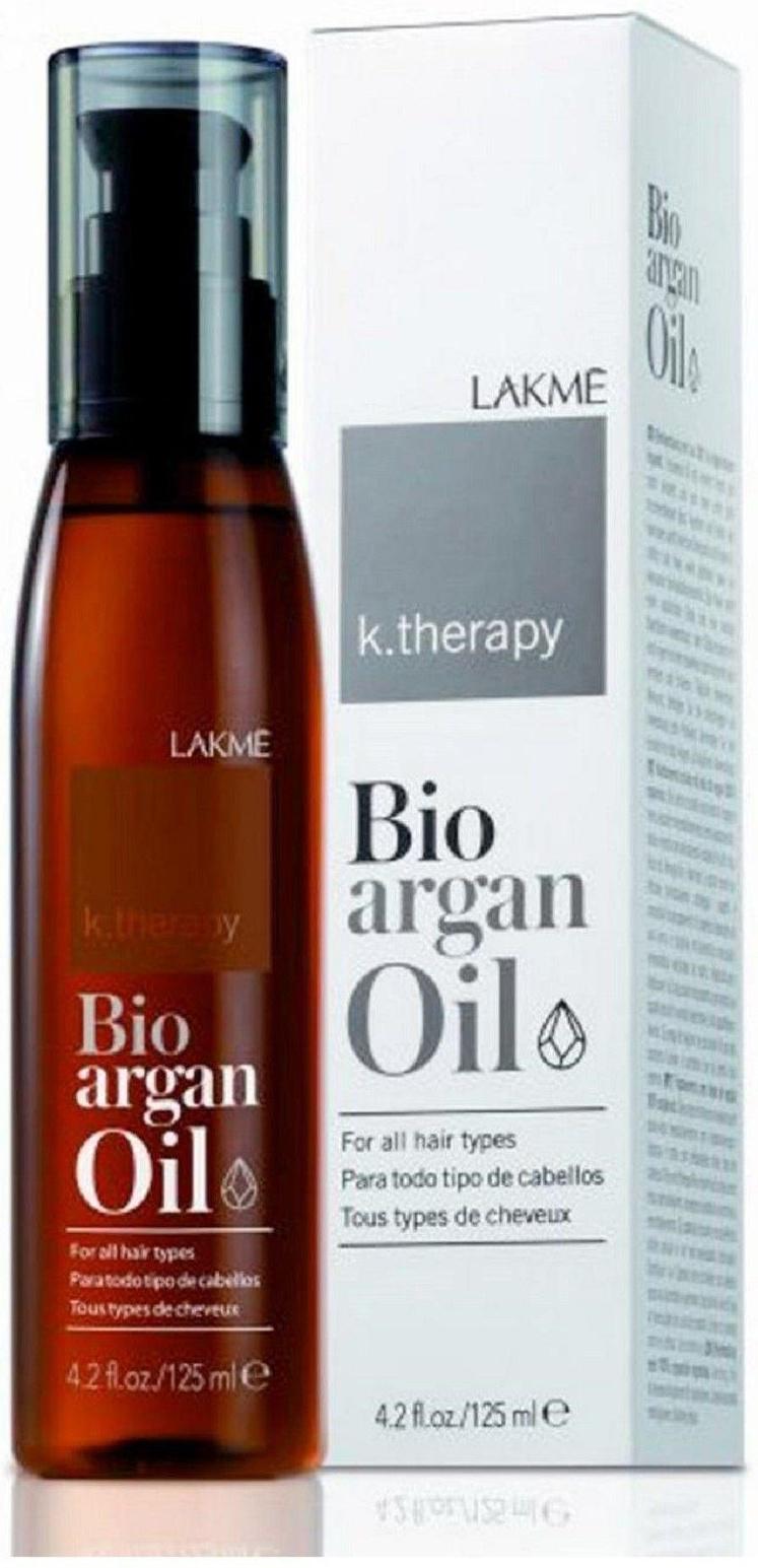 Аргановое масло для увлажнения и ухода за волосами Lakme K.Therapy Bio-argan Oil, 125 мл