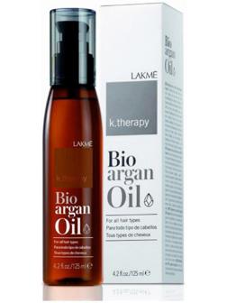 Аргановое масло для увлажнения и ухода за волосами Lakme K.Therapy Bio-argan Oil, 125 мл
