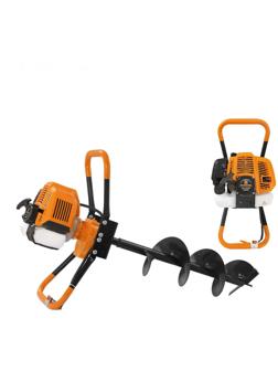 Мотобур CARVER AG- 43/000, 2Т, 1250 Вт, 277 об/мин, d=20 мм,  без 