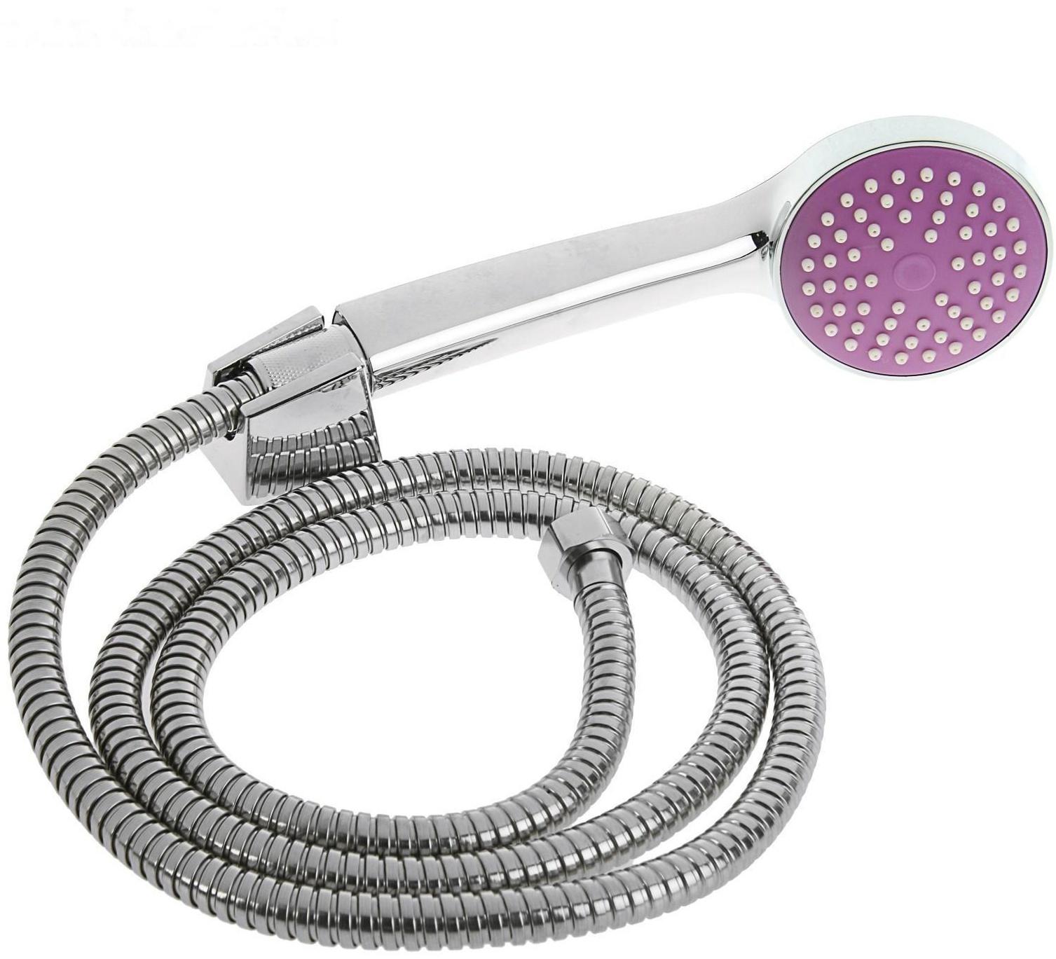 Смеситель для душа Accoona A8067S, однорычажный, фиолетовый