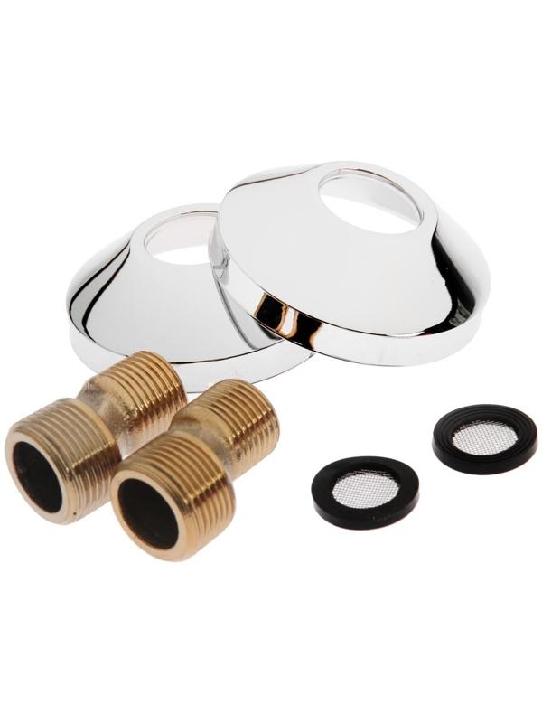 Смеситель для биде Accoona A3167G, однорычажный, лейка, белый