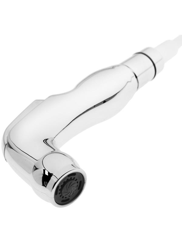 Смеситель для биде Accoona A3167G, однорычажный, лейка, белый