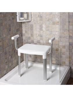 Стул-кресло с подлокотниками для ванной