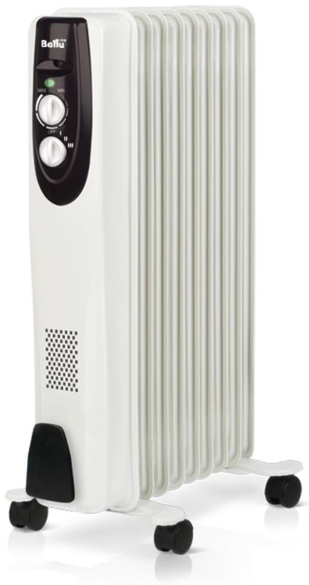 Обогреватель Ballu Classic BOH/CL-09WRN, масляный, 2000 Вт, 9 секций, 25 м², белый