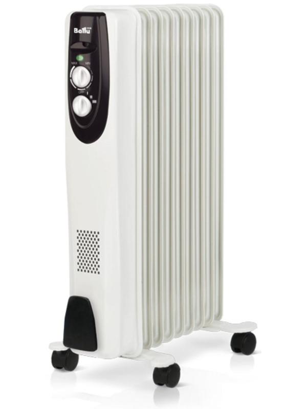 Обогреватель Ballu Classic BOH/CL-09WRN, масляный, 2000 Вт, 9 секций, 25 м², белый