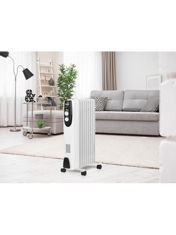 Обогреватель Ballu Classic BOH/CL-09WRN, масляный, 2000 Вт, 9 секций, 25 м², белый
