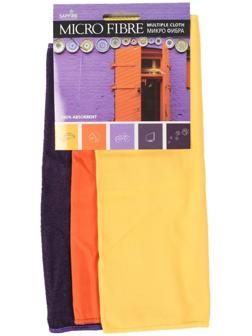 Набор салфеток из микрофибры Sapfire, 30х30 см, 3 шт