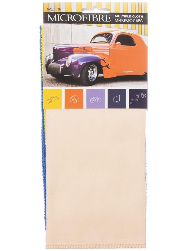 Набор салфеток из микрофибры Sapfire, 30х30 см, 3 шт