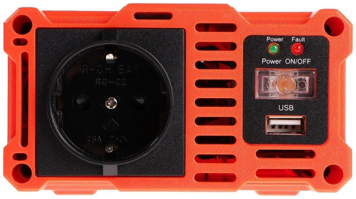 Инвертор 12-220 В, 300 Вт Airline API-200-02