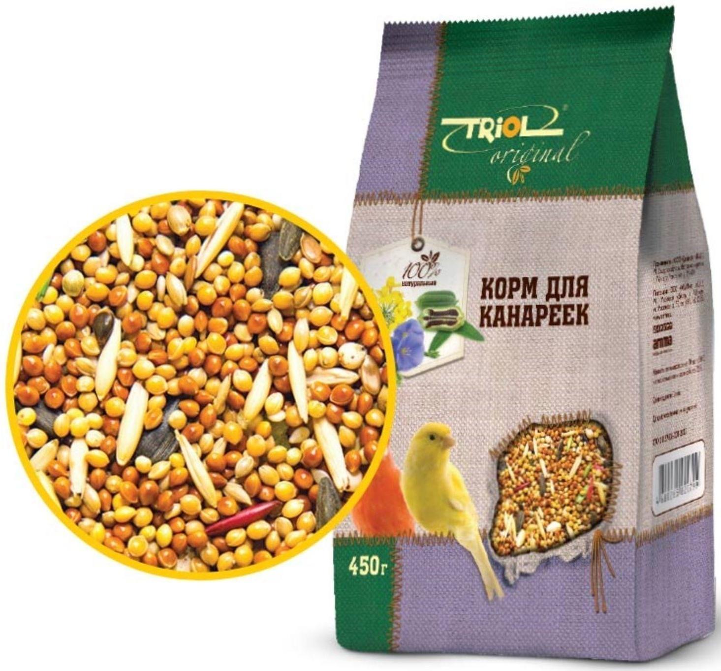 Корм Triol для канареек, 450 г.