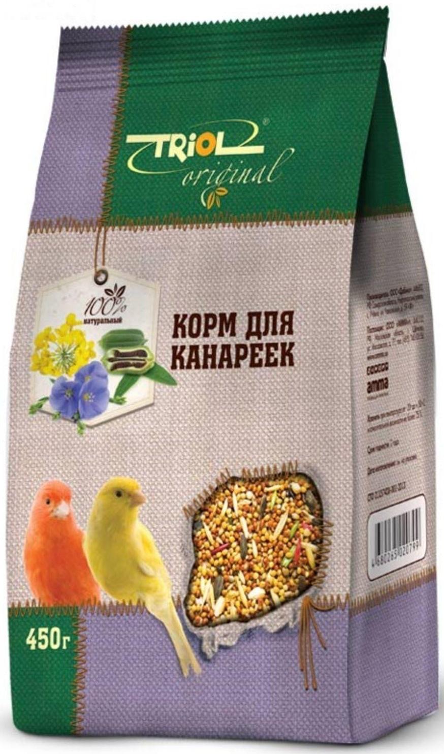 Корм Triol для канареек, 450 г.