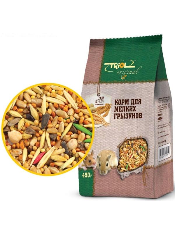 Корм Triol для мелких грызунов, 450 г.