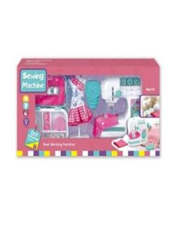 ДЕФЕКТ УПАКОВКИ Игр. наб. Бытовая техника Швейная машинка, манекен с платьем,
шкатулка с фурнитурой, свет, звук, эл. пит. ААх3шт. не вх. в компл., кор.