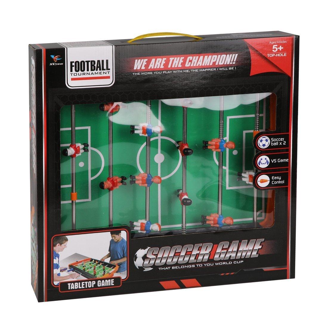 Настольная игра футбол, в компл. игр. поле 27*38см, наклейка, мяч х2шт.,
присоски х4шт.,кор