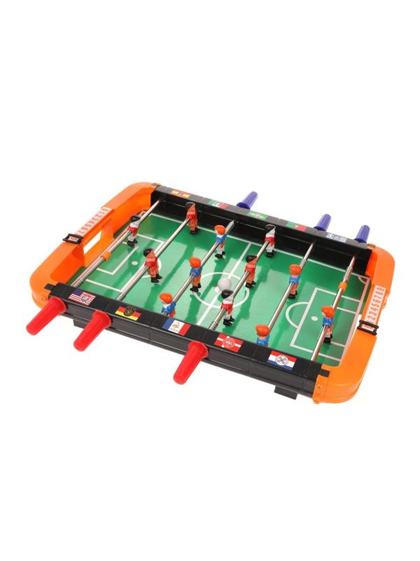 Настольная игра футбол, в компл. игр. поле 27*38см, наклейка, мяч х2шт.,
присоски х4шт.,кор