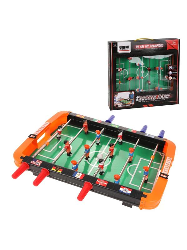 Настольная игра футбол, в компл. игр. поле 27*38см, наклейка, мяч х2шт.,
присоски х4шт.,кор