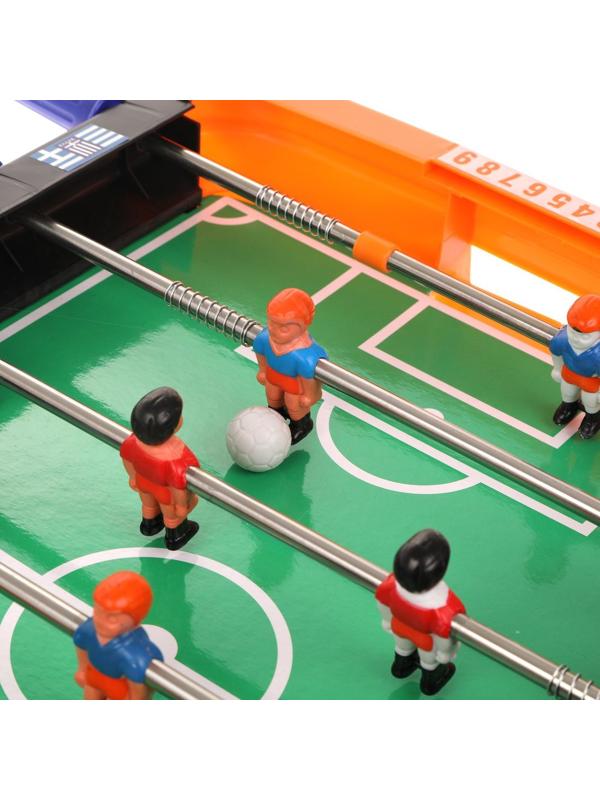 Настольная игра футбол, в компл. игр. поле 27*38см, наклейка, мяч х2шт.,
присоски х4шт.,кор