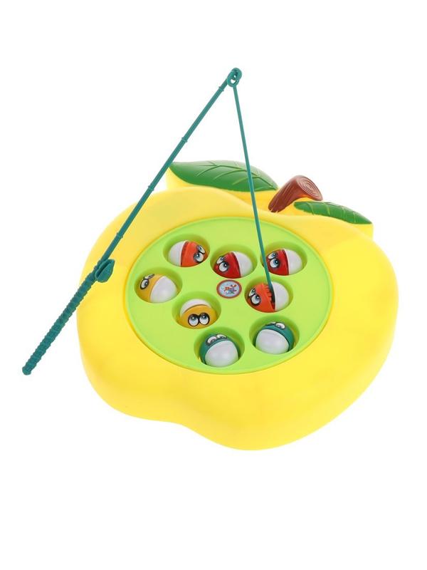 Настольная игра Рыбалка, звук, в компл. предм. 11шт., эл. пит. ААх2шт. не
вх. в компл., в ассорт., блистер