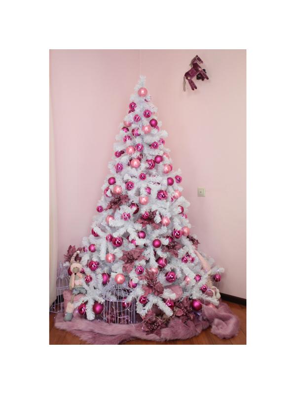 Елка искусственная Метелица 2,1м ПВХ, белая