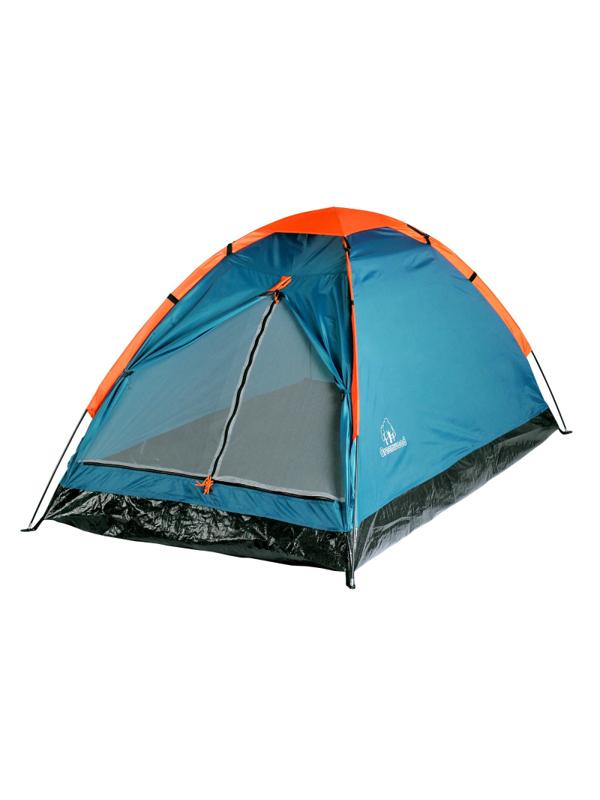 Палатка 2-х местная Greenwood Summer 2, синий/оранжевый,4690222176155