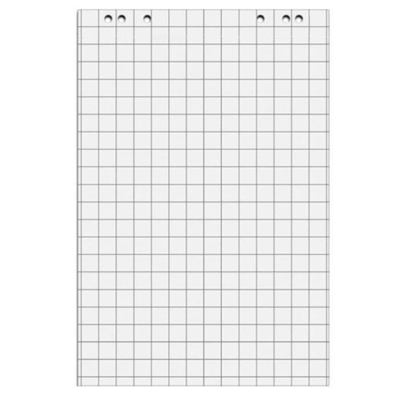 Блок бумаги для флипчартов клетка 67,5х98 50 лист. 5 бл/уп 80гр.