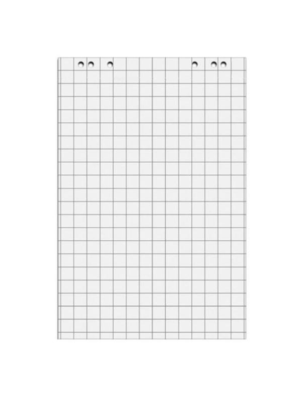 Блок бумаги для флипчартов клетка 67,5х98 50 лист. 5 бл/уп 80гр.