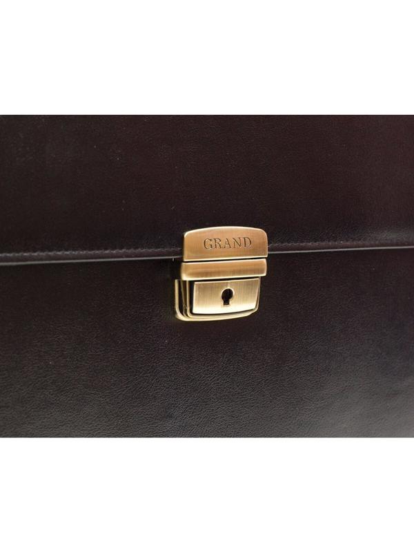Портфель Grand натуральная кожа черный 01-033-0713