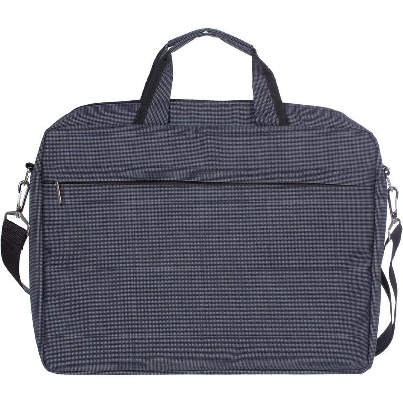 Сумка для документов полиэстр  390х290х50 мод. 1076 (серая)