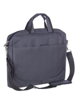 Сумка для документов полиэстр  390х290х50 мод. 1076 (серая)