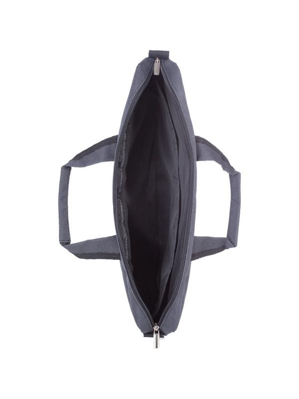 Сумка для документов полиэстр  390х290х50 мод. 1076 (серая)