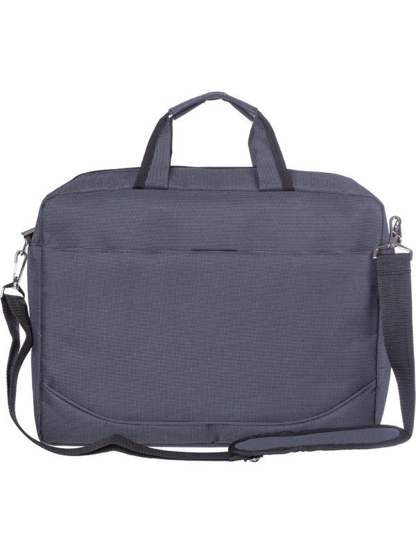 Сумка для документов полиэстр  390х290х50 мод. 1076 (серая)