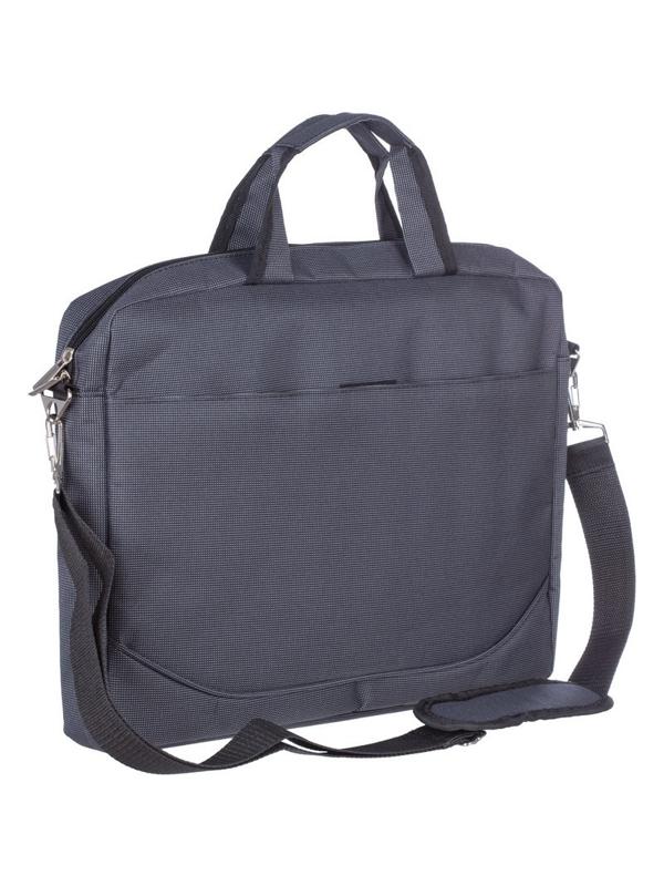 Сумка для документов полиэстр  390х290х50 мод. 1076 (серая)