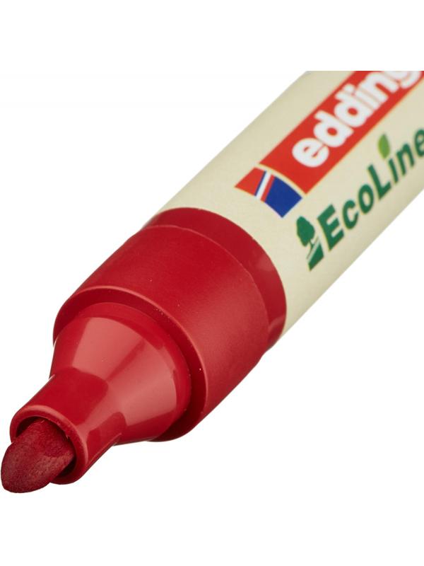 Маркер для флипчартов по бумаге EDDING 31/2 Ecoline, 1,5-3 мм, красный