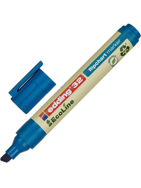 Набор маркеров для флипчартов EDDING 32 Ecoline, 1-5 мм, 4 цвета. карт кор
