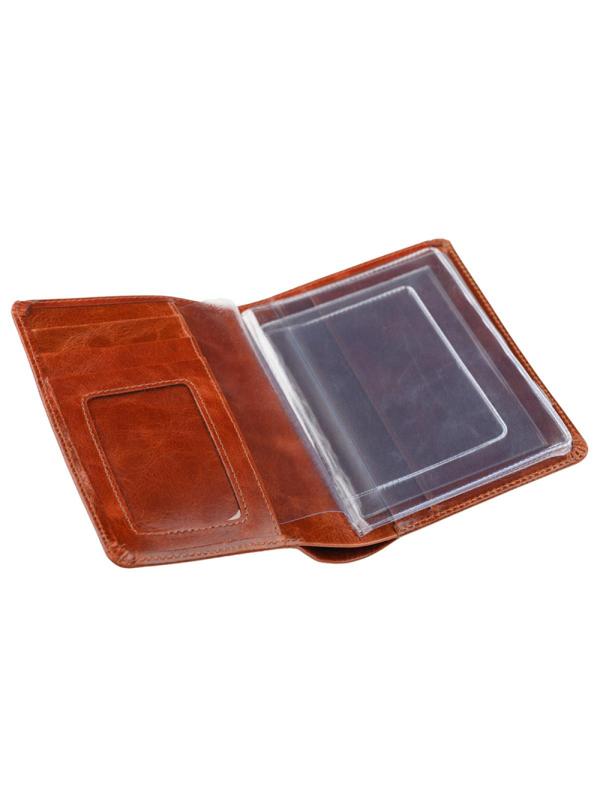 Обложка бумажн водит Grand кожаный коричневый, арт.02-026-0723