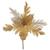 Украшение новогоднее Цветок искусственный, золото, L29 W23 H34 см 755432