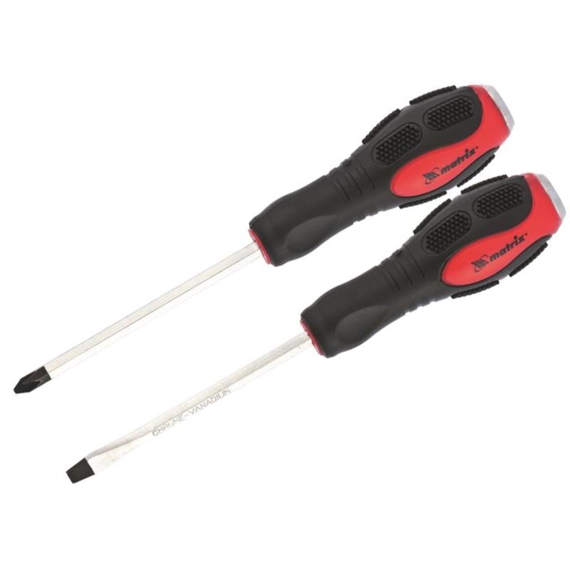 Набор отверток ударных 2шт CrV Matrix 19121