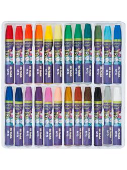 Пастель масляная M&G, 6-гран, 24 цвета в наборе